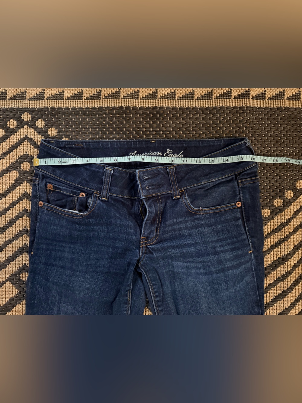 American Eagle Outfitters Dark Indigo Bootcut Jeans - Picture 3 of 5